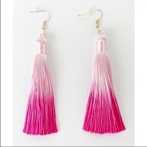 New Ombre Tassel Drop Earrings